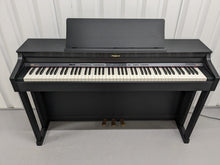 Load image into Gallery viewer, Roland HP305 SuperNatural Digital Piano and stool in satin black finish Stock nr 24088