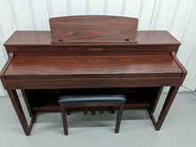 Load image into Gallery viewer, Yamaha Clavinova CLP-440 Digital Piano and stool in mahogany stock no 24082