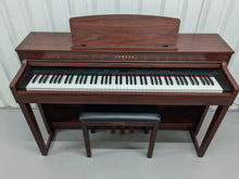 Load image into Gallery viewer, Yamaha Clavinova CLP-440 Digital Piano and stool in mahogany stock no 24082