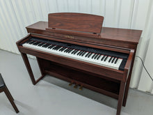Load image into Gallery viewer, Yamaha Clavinova CLP-440 Digital Piano and stool in mahogany stock no 24082
