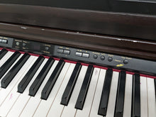 Load image into Gallery viewer, Roland HP203 digital piano and stool in dark rosewood finish stock number 24073 ex-school piano