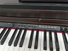 Load image into Gallery viewer, Roland HP203 digital piano and stool in dark rosewood finish stock number 24073 ex-school piano