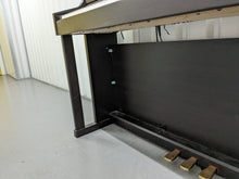 Load image into Gallery viewer, Roland HP203 digital piano and stool in dark rosewood finish stock number 24073 ex-school piano