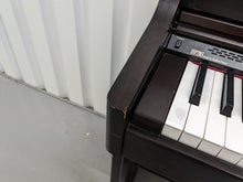 Load image into Gallery viewer, Roland HP203 digital piano and stool in dark rosewood finish stock number 24073 ex-school piano