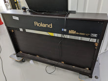 Load image into Gallery viewer, Roland HP203 digital piano and stool in dark rosewood finish stock number 24073 ex-school piano