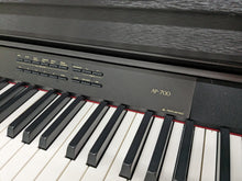 Load image into Gallery viewer, Casio Celviano AP-700 digital piano and stool in satin black finish stock #24094