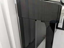 Load image into Gallery viewer, Roland HP605 digital piano and stool in glossy black polished ebony stock #25042