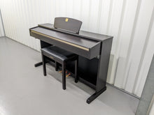 Load image into Gallery viewer, Yamaha Clavinova CLP-320 Digital Piano and stool in dark rosewood stock #24097