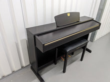 Load image into Gallery viewer, Yamaha Clavinova CLP-320 Digital Piano and stool in dark rosewood stock #24097