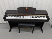 Load image into Gallery viewer, Yamaha Clavinova CLP-320 Digital Piano and stool in dark rosewood stock #24097