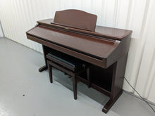 Load image into Gallery viewer, TECHNICS SX-PX664 DIGITAL PIANO AND STOOL IN MAHOGANY stock number 24095