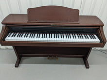 Load image into Gallery viewer, TECHNICS SX-PX664 DIGITAL PIANO AND STOOL IN MAHOGANY stock number 24095