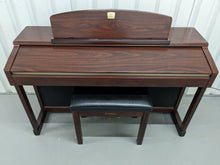 Load image into Gallery viewer, Yamaha Clavinova CLP-170 Digital Piano and stool in mahogany colour stock #24089