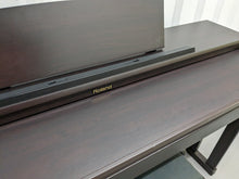 Load image into Gallery viewer, Roland HP203 digital piano and stool in dark rosewood finish stock number 24076
