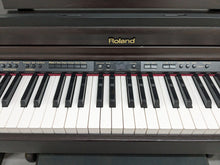 Load image into Gallery viewer, Roland HP203 digital piano and stool in dark rosewood finish stock number 24076