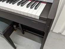 Load image into Gallery viewer, Roland HP203 digital piano and stool in dark rosewood finish stock number 24076