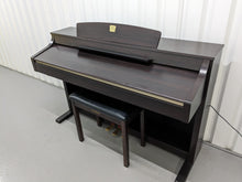 Load image into Gallery viewer, Yamaha Clavinova CLP-330 Digital Piano and stool in dark rosewood stock #24116