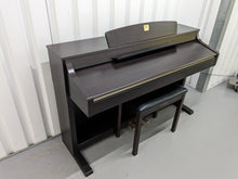Load image into Gallery viewer, Yamaha Clavinova CLP-330 Digital Piano and stool in dark rosewood stock #24116