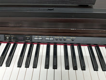 Load image into Gallery viewer, Roland HP203 digital piano and stool in dark rosewood finish stock number 24075