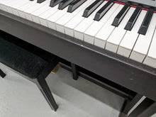 Load image into Gallery viewer, Roland HP203 digital piano and stool in dark rosewood finish stock number 24075