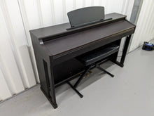 Load image into Gallery viewer, Roland HP203 digital piano and stool in dark rosewood finish stock number 24077