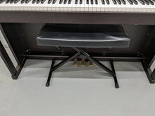 Load image into Gallery viewer, Roland HP203 digital piano and stool in dark rosewood finish stock number 24077
