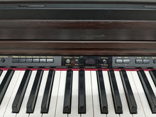 Load image into Gallery viewer, Roland HP203 digital piano and stool in dark rosewood finish stock number 24077