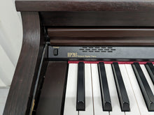 Load image into Gallery viewer, Roland HP203 digital piano and stool in dark rosewood finish stock number 24077