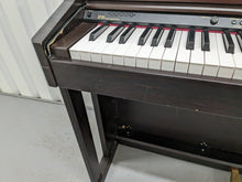 Load image into Gallery viewer, Roland HP203 digital piano and stool in dark rosewood finish stock number 24077