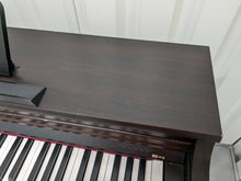 Load image into Gallery viewer, Roland HP203 digital piano and stool in dark rosewood finish stock number 24077