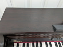 Load image into Gallery viewer, Roland HP203 digital piano and stool in dark rosewood finish stock number 24077