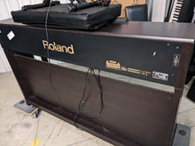 Load image into Gallery viewer, Roland HP203 digital piano and stool in dark rosewood finish stock number 24077