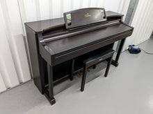 Load image into Gallery viewer, Yamaha Clavinova CLP-811 Digital Piano and stool in dark rosewood stock no 24560