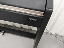 Load image into Gallery viewer, Roland F-110 compact slim size Digital Piano in black stock # 24129