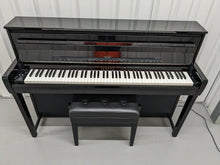 Load image into Gallery viewer, Yamaha Clavinova CLP-685PE Digital Piano polished ebony glossy black stock 24128