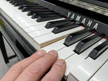 Load image into Gallery viewer, Yamaha Clavinova CLP-685PE Digital Piano polished ebony glossy black stock 24128