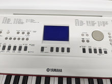Load image into Gallery viewer, Yamaha DGX-650 white portable grand piano keyboard +stand +3 pedals stock #24124