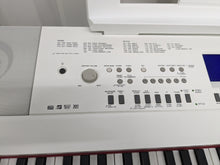 Load image into Gallery viewer, Yamaha DGX-650 white portable grand piano keyboard +stand +3 pedals stock #24124