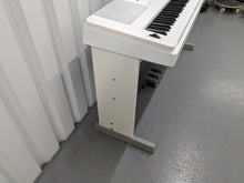 Load image into Gallery viewer, Yamaha DGX-650 white portable grand piano keyboard +stand +3 pedals stock #24124