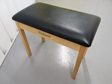 Load image into Gallery viewer, Roland HP102e digital piano and stool in light oak finish stock number 24134