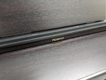 Load image into Gallery viewer, Roland HP302 digital piano and stool in dark rosewood finish stock number 24142