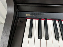 Load image into Gallery viewer, Roland HP302 digital piano and stool in dark rosewood finish stock number 24142