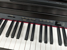 Load image into Gallery viewer, Roland HP302 digital piano and stool in dark rosewood finish stock number 24142