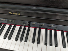 Load image into Gallery viewer, Roland HP302 digital piano and stool in dark rosewood finish stock number 24142