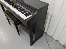 Load image into Gallery viewer, Roland HP302 digital piano and stool in dark rosewood finish stock number 24142