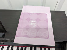 Load image into Gallery viewer, Roland HP302 digital piano and stool in dark rosewood finish stock number 24142