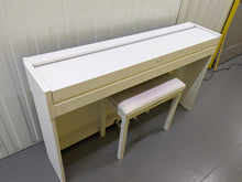 Load image into Gallery viewer, Yamaha Arius YDP-S51 white Digital Piano Slimline space saver stock number 24144