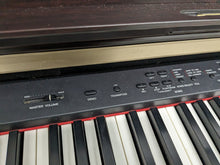 Load image into Gallery viewer, Yamaha Clavinova CLP-340 Digital Piano and stool in dark rosewood stock # 24137