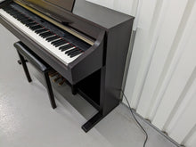 Load image into Gallery viewer, Yamaha Clavinova CLP-340 Digital Piano and stool in dark rosewood stock # 24137