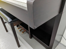 Load image into Gallery viewer, Yamaha Clavinova CLP-340 Digital Piano and stool in dark rosewood stock # 24137